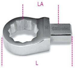 Beta 653 14X18-19 Csillagkulcs nyomatékkulcshoz szögletes csatlakozóval