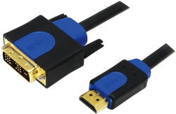 LogiLink HDMI-kábel, A/M-DVI/M, 1080p, kétirányú, 10 m