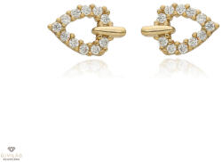 Újvilág Kollekció Ezüst levél fülbevaló - 02107-351