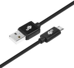  USB-Micro USB kábel 1, 5 m fekete zsinór