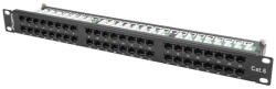 Lanberg PPU6-1048-B 19" 1U Cat. 6 UTP 48port árnyékolatlan fekete patch panel