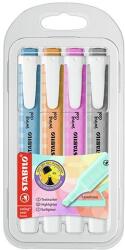 STABILO Szövegkiemelő Stabilo Swing Cool Pastel 4 db-os klt. (kék, narancs, málna, szürke) (275/4-08-2)