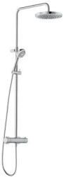 Kludi Logo Neo zuhany készlet fal termosztáttal trópusi zuhany opcióval króm 6808205-00 (680820500)