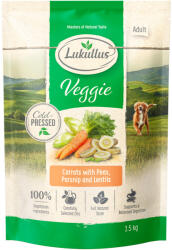 Lukullus 4x1, 5kg Lukullus Veggie hidegen sajtolt száraz kutyatáp új receptúrával