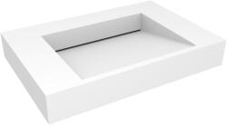 Oltens Stila mosdótál 80x45 cm négyszögletes klasszikus fehér 40001900 (40001900)