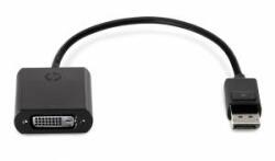 HP Compaq Преходник HP F7W96AA, DisplayPort към DVI, черен