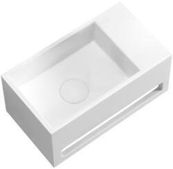 Oltens Fri mosdótál 35.5x20 cm négyszögletes klasszikus fehér 40007900 (40007900)