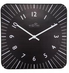 NeXtime díszóra, 3240ZW modell, fekete színű, méretei 35x35cm