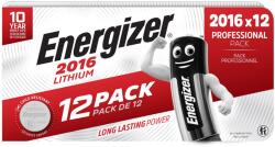 Energizer lítium CR2016 elemek, 12 db