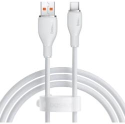Baseus Cablu de date Baseus Pudding, USB-A - USB-C, 100W, 1.2m, Alb