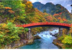 MÉDIA Vászonfestmény Híd, erdő, ősz, 105 x 70 cm (TABIMG10262)