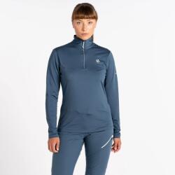 Dare2b Női sport pulóver Dare2B Lowline II Stretch, kék, poliészter-elasztán, magas gallér, 2XS-XS INTL (5059404841769DWL452)