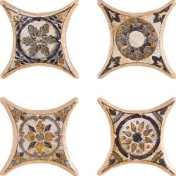 AZULEV Decor Estrella Tarancon Beige 6.7 x 6.7 cm (AZU-0008)
