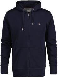 Gant Gant, normál fazonú, shield cipzáras kapucnis pulóver, Sötétkék, 2XL (80432007059-433-2XL)