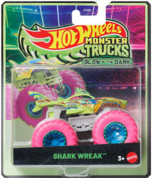 Mattel Hot Wheels Monster Trucks: Shark Wreak sötétben világító kisautó 1/64 - Mattel (JFX08/JFX14) - jatekshop