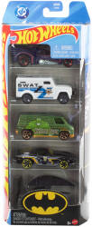 Mattel Hot Wheels: DC Batman 5db-os kisautó szett 1/64 - Mattel (JLN10)