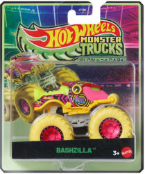 Mattel Hot Wheels Monster Trucks: Bashzilla sötétben világító kisautó 1/64 - Mattel (JFX08/JFX23)