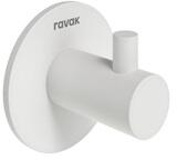 RAVAK Kona KN 111.10WHM öntapadós törölközőakasztó, matt fehér (RAV-X07P1474)