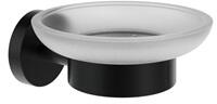 RAVAK Kona KN 200.20BLM szappantartó tálkával, matt fekete (RAV-X07P1308)