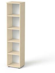 MAYAH Szekrény, 5 rendező magas, nyitott, polcos, keskeny MAYAH Freedom SV-03, juhar