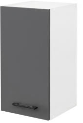 Leziter Praktik 30 felső szekrény 1 ajtós, fehér-antracit (PR30F1AFHAN) - geminiduo