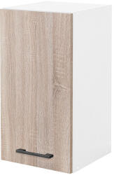 Leziter Praktik 30 felső szekrény 1 ajtós, fehér-sonoma tölgy (PR30F1AFHST) - geminiduo