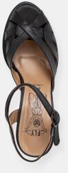 Fly London Сандали обувки с дебел ток кожени MEBU450FLY (P145450003)