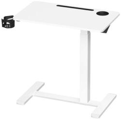 Brius Masa reglabila cu roti pentru pat canapea blat pal, 70x40 cm, inaltime 65-102 cm, alb (EZ-LSD600W01)