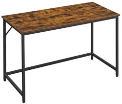 Brius Birou calculator cu blat din PAL, cadru metalic, stil industrial, 120x60x75 cm, maro rustic (EZ-LWD039B01)