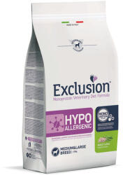 Exclusion Diet Hypoallergenic rovaros és borsós kutyatáp közepes és nagytestű felnőtt kutyáknak, 12kg