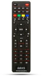 Delight Telecomandă Universală pentru TV - Compatibilă cu peste 250 de modele - Negru - 2 x AAA (39680)