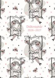 TopTimer Diáknaptár, 2026/2027 tanév, B6, heti, TOPTIMER "Hintázó kislány (NKDTCU) - webpapir