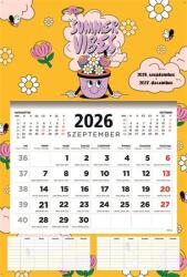 TopTimer Naptár, fali, diák, 2026/2027 tanév, TOPTIMER, "Summer (NKD7640U)
