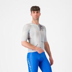 Castelli Tricou Castelli AERO RACE 8S, gri argintiu/gri fumuriu (M)