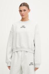 New Balance női melegítőfelső Fleece Crew - szürke L