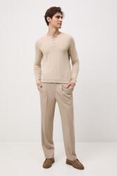 MEDICINE férfi pulóver lenvászonnal - bézs XXL