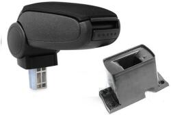 Pro. tec VW PASSAT B5 cotieră - adaptor din plastic, negru, husă din țesătură