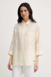 Max Mara női vászon ing PANETTO - sárga 40