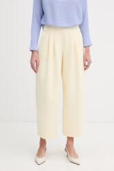 Max&Co Max&Co. női egyenes szabású nadrág MCOACANTO - sárga M