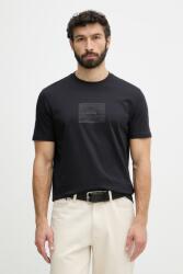 Giorgio Armani férfi pamut t-shirt - sötétkék L - answear - 25 990 Ft