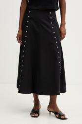 Marella szoknya pamut TALAMO - fekete 40