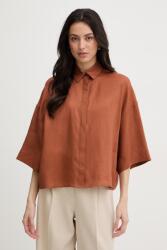 MM by Max Mara női vászon ing RITO - barna 34