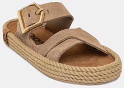 Bohonomad papucs espadrilles női velúr Sevilla - bézs Női 40