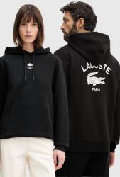 Lacoste kapucnis melegítőfelső pamut - fekete M