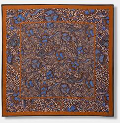 Weekend Max Mara női selyem kendő AONESTO - barna Univerzális méret