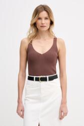 Gaudi női viszkóz top - barna M
