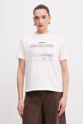 Patrizia Pepe t-shirt női pamut - fehér 38 - answear - 30 990 Ft