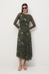 MEDICINE aszimmetrikus ruha - zöld XS