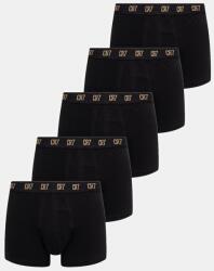 CR7 Cristiano Ronaldo boxeralsó férfi pamut elasztánnal 5-ös csomag - fekete S