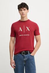 Giorgio Armani t-shirt férfi pamut - piros XL